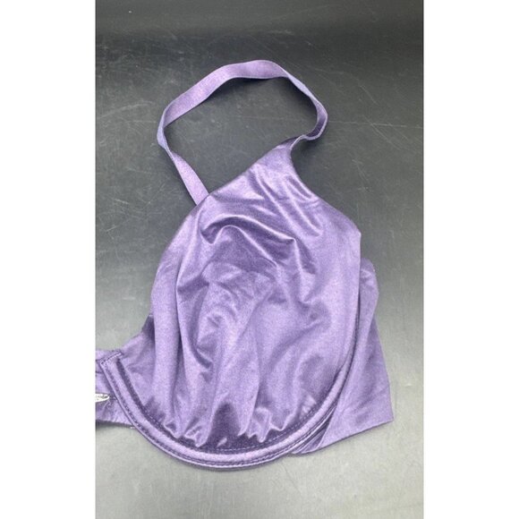 Fabulous By Victoria’s Secret Purple Unlined Semi Demi Underwire Bra Sz 32D - Picture 3 of 8